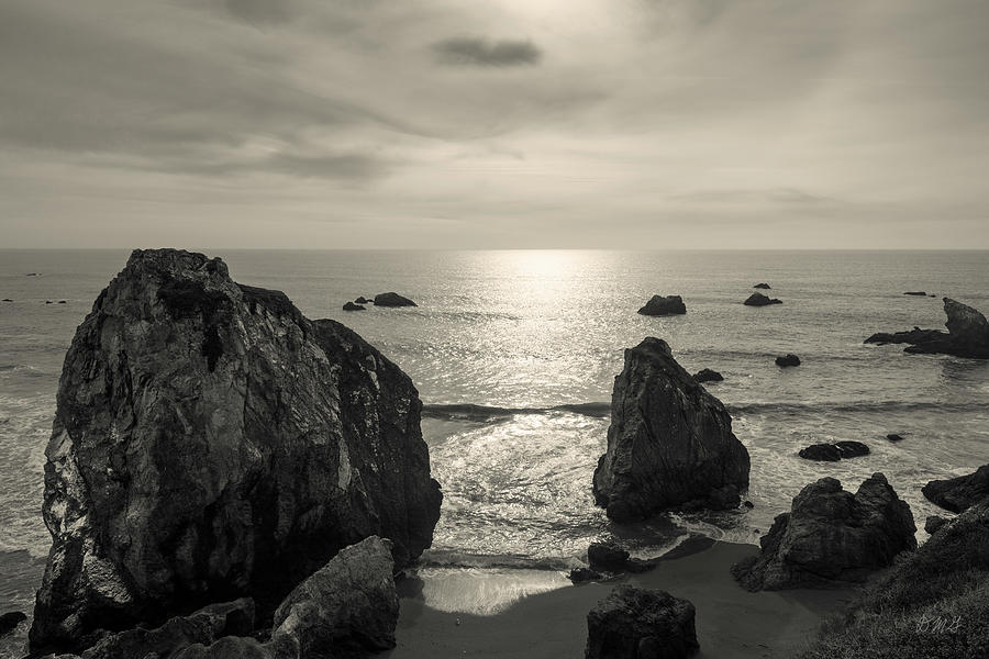 Nature Photograph - Seascape Jenner California III Toned by David Gordon