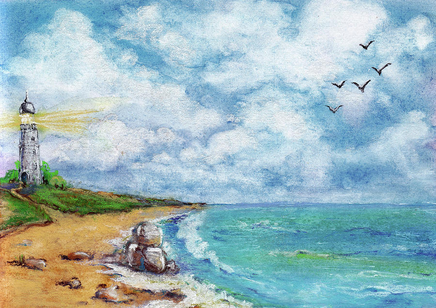 Easy Seascape Painting Ideas for Beginners, Easy Sunrise Seascape Pain –  ArtWorkCrafts.com