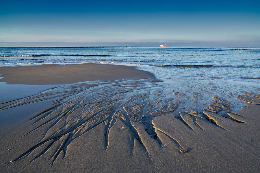 Seascape With Sandripples Photograph by Bodo Balzer