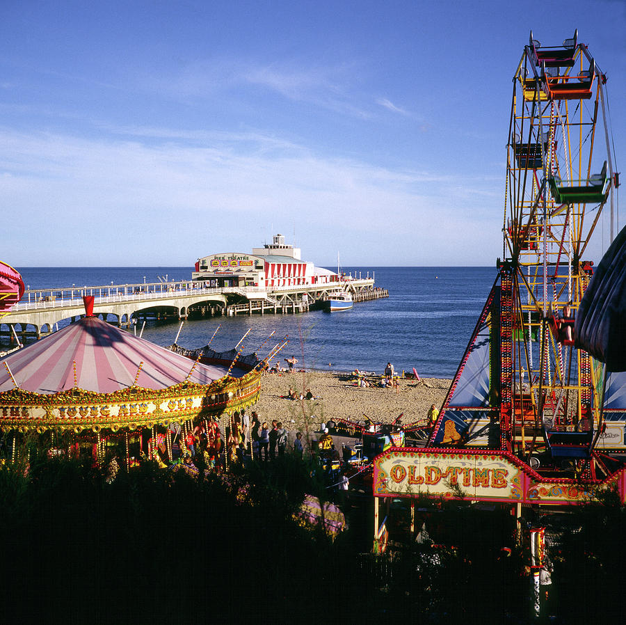 Seaside funfair, Bournemouth Photograph by Seeables Visual Arts