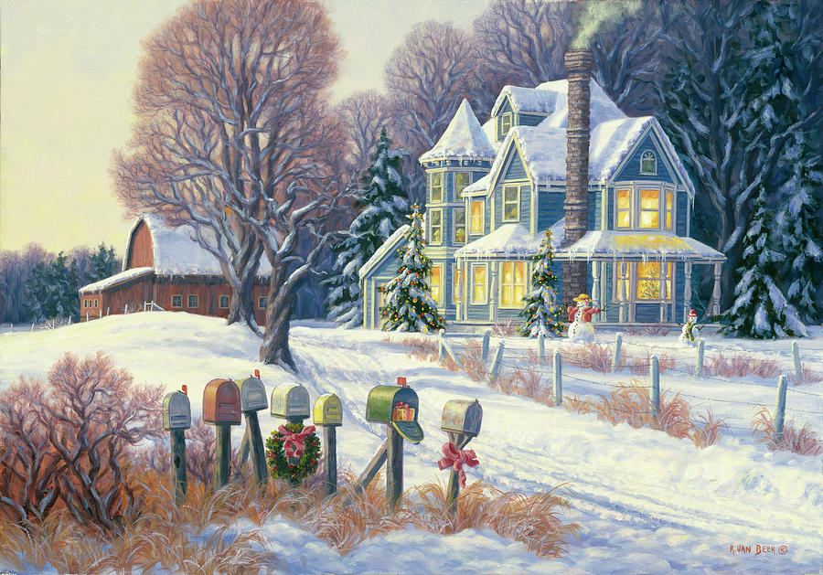 Season Of Joy Painting by Randy Van Beek - Fine Art America