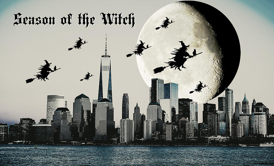 Season Of The Witch Greeting Card Alternate Version Photograph