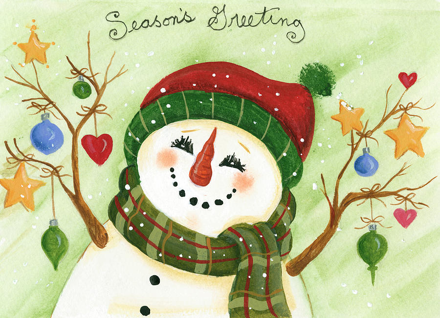 Seasons Greetings Painting by Beverly Johnston