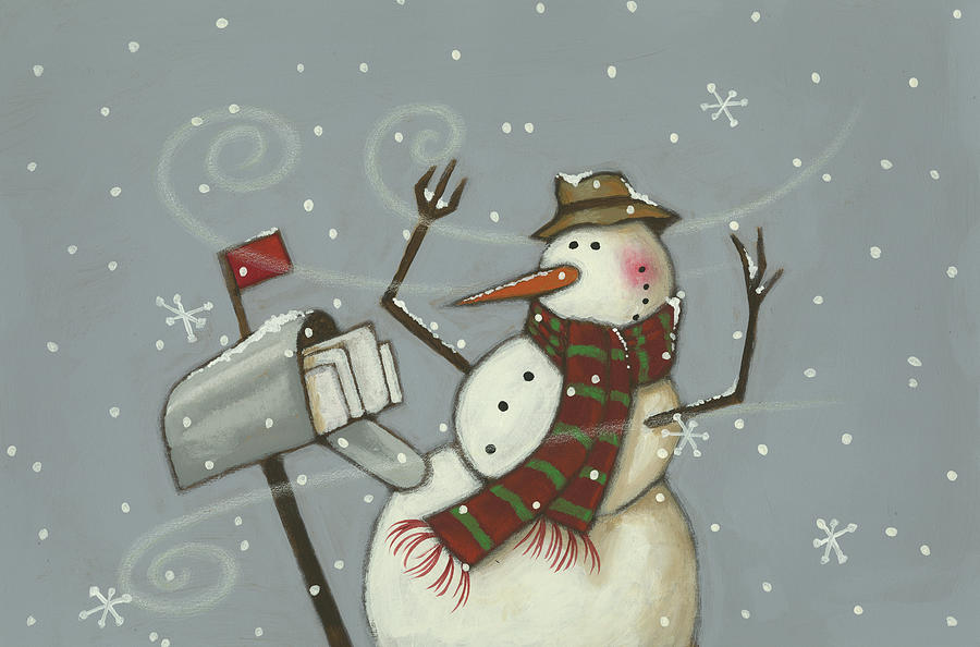 Winter Digital Art - Seasons Greetings by Margaret Wilson