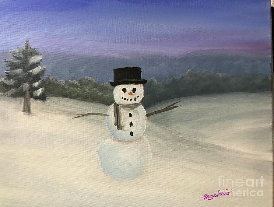 Seasons Greetings Painting by Sheila Mashaw