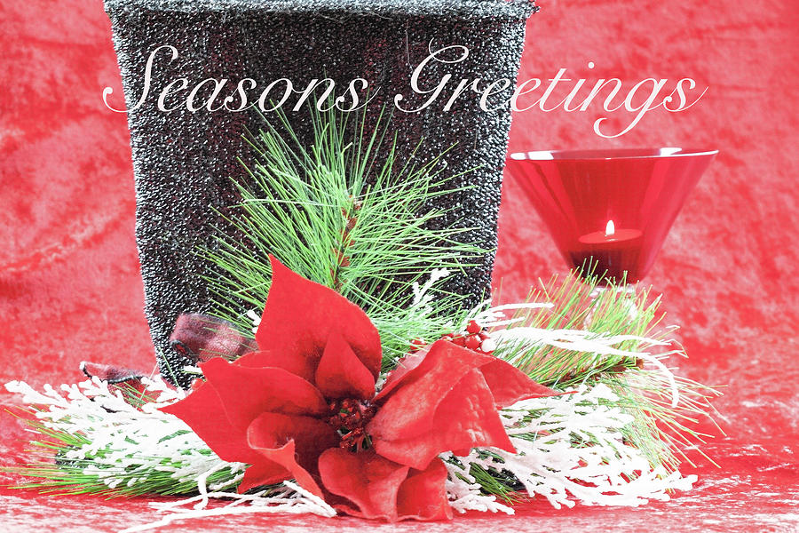 Seasons Greetings Mixed Media by Sherry Hallemeier