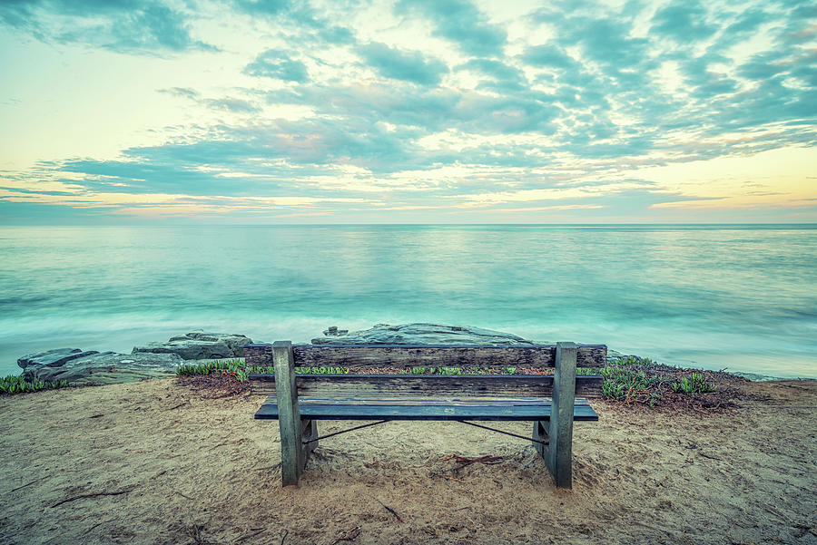 Nature Photograph - Seat Made For A Sunrise by Joseph S Giacalone