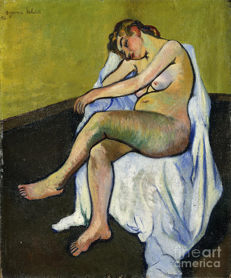 Seated Nude; Nu Assis, 1916 Painting by Marie Clementine Valadon
