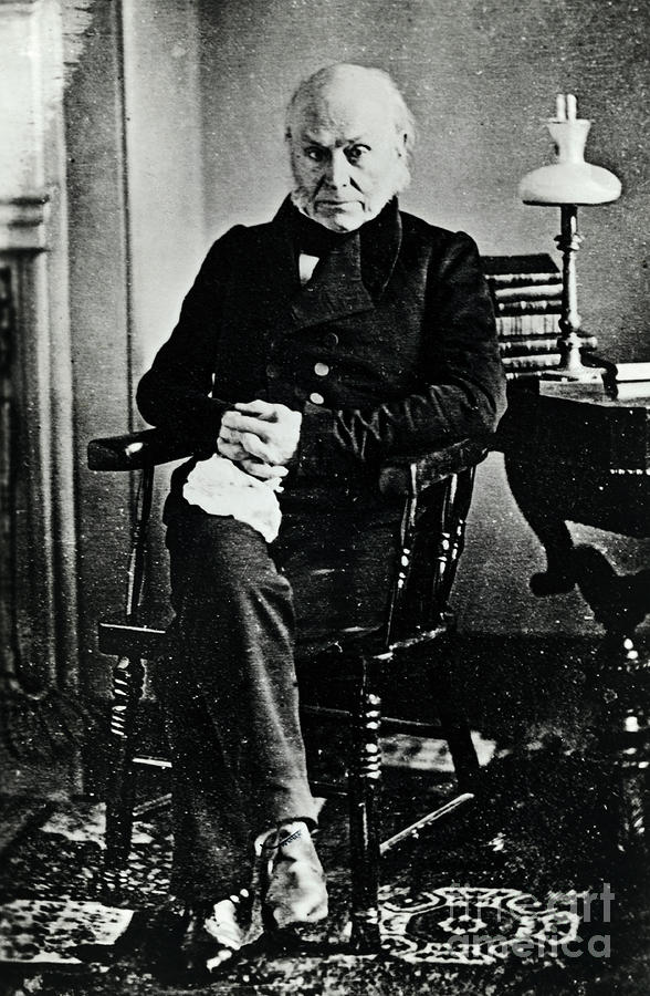 John Quincy Adams Photograph - Seated Photo Of John Quincy Adams by Bettmann