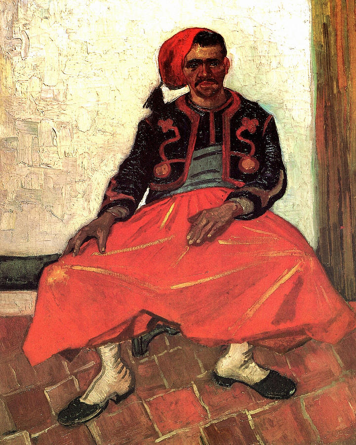 Seated Zouave Painting by 