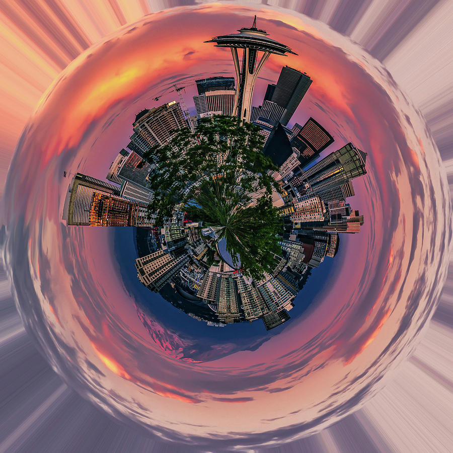 Seattle Circle Photograph by Judi Kubes