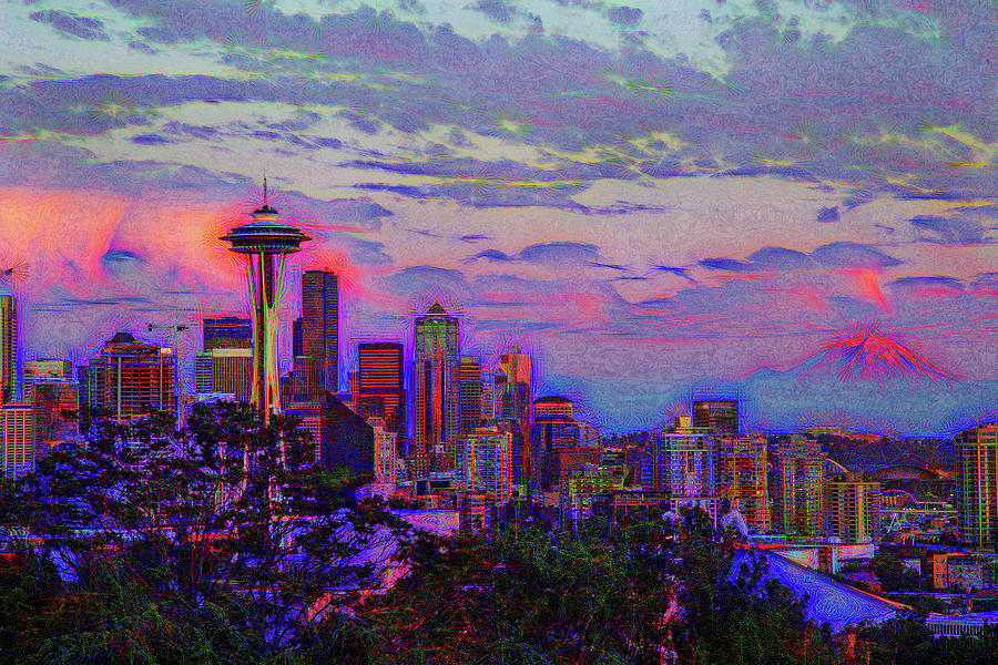 Seattle Colorblast Photograph by Judi Kubes