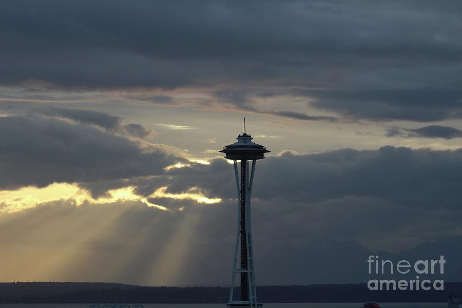 Seattle LIght Photograph by Suzanne Lorenz