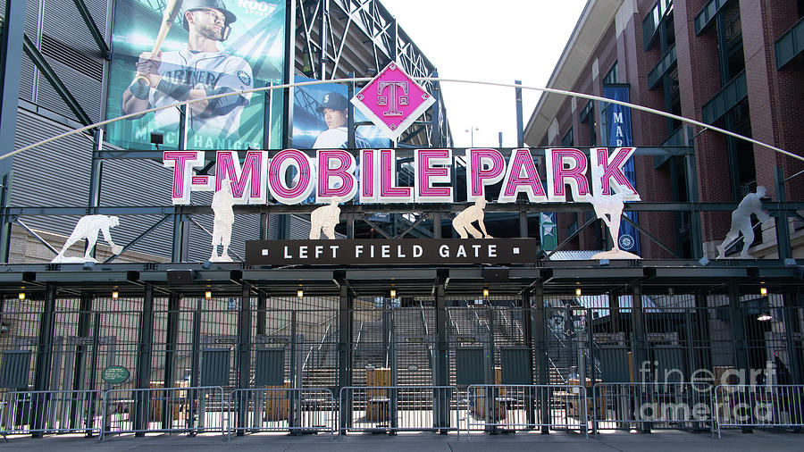 Seattle Mariners Baseball T-Mobile Park Seattle Washington R1431 Long Photograph by Wingsdomain Art and Photography