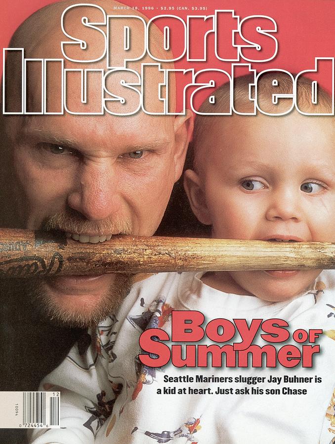 Seattle Mariners Jay Buhner Sports Illustrated Cover Photograph by Sports Illustrated