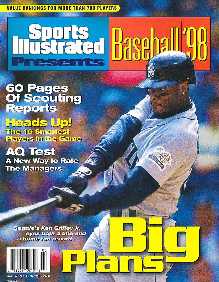 Seattle Mariners Ken Griffey Jr, 1998 Mlb Baseball Preview Sports Illustrated Cover Photograph by Sports Illustrated