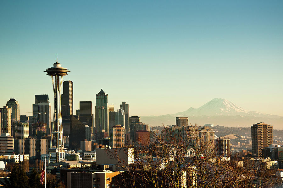 Seattle Skyline Photograph by Erico Macedo