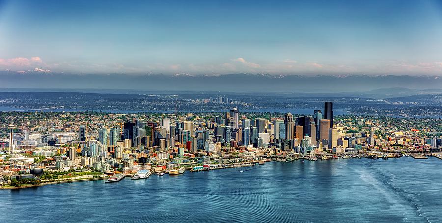 Seattle Skyline Photograph by Mountain Dreams