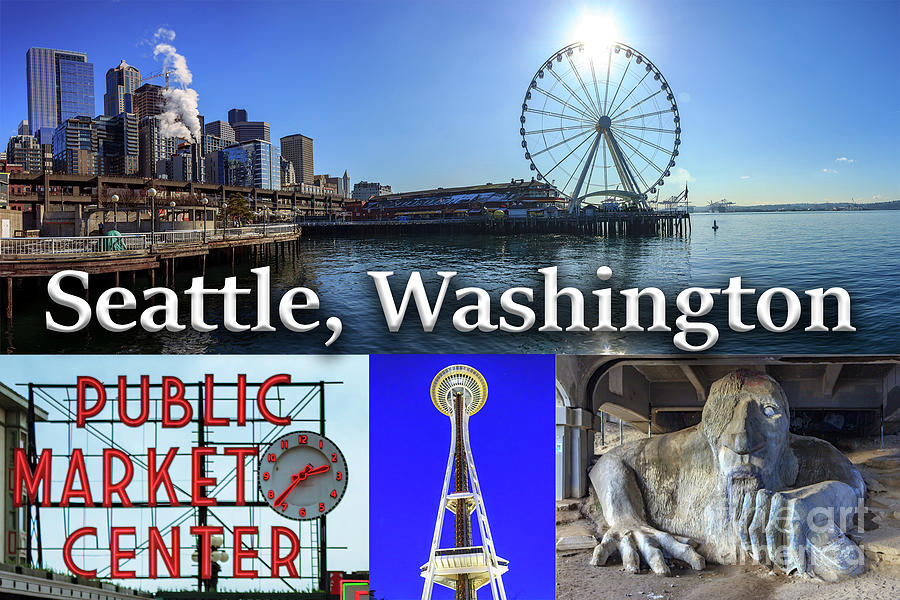 Seattle Photograph - Seattle Washington Waterfront 02 by G Matthew Laughton Seattle Photograph - Seattle Washington Waterfront 02 by G Matthew Laughton
