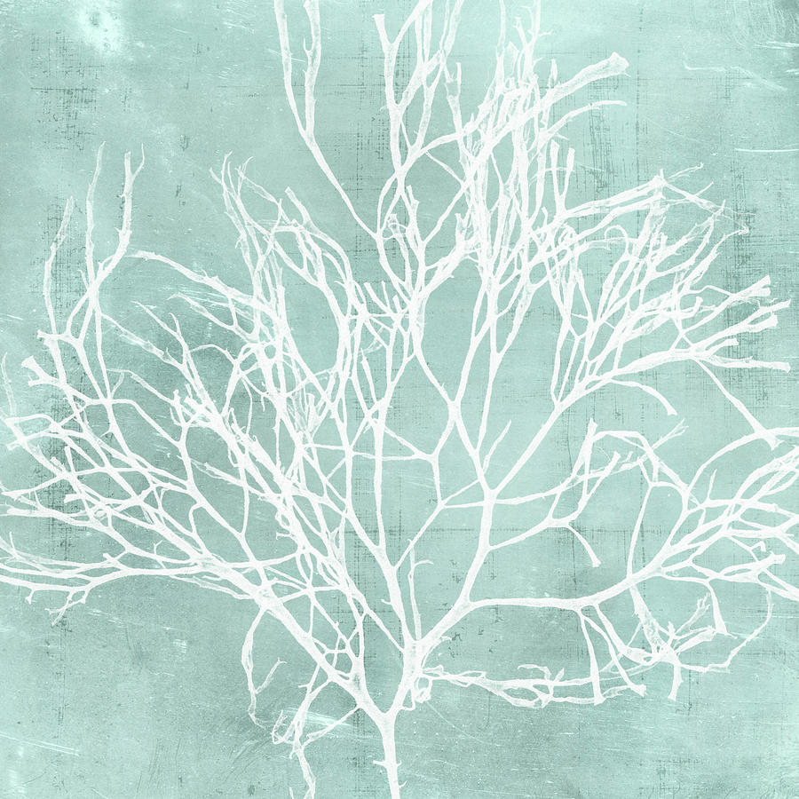 Animal Nature Painting - Seaweed On Aqua II by Vision Studio