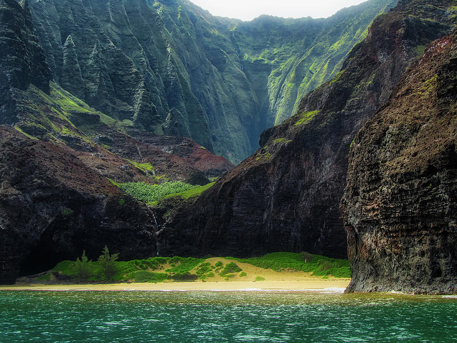 Secluded Kalalau Beach Photograph by Andy Konieczny