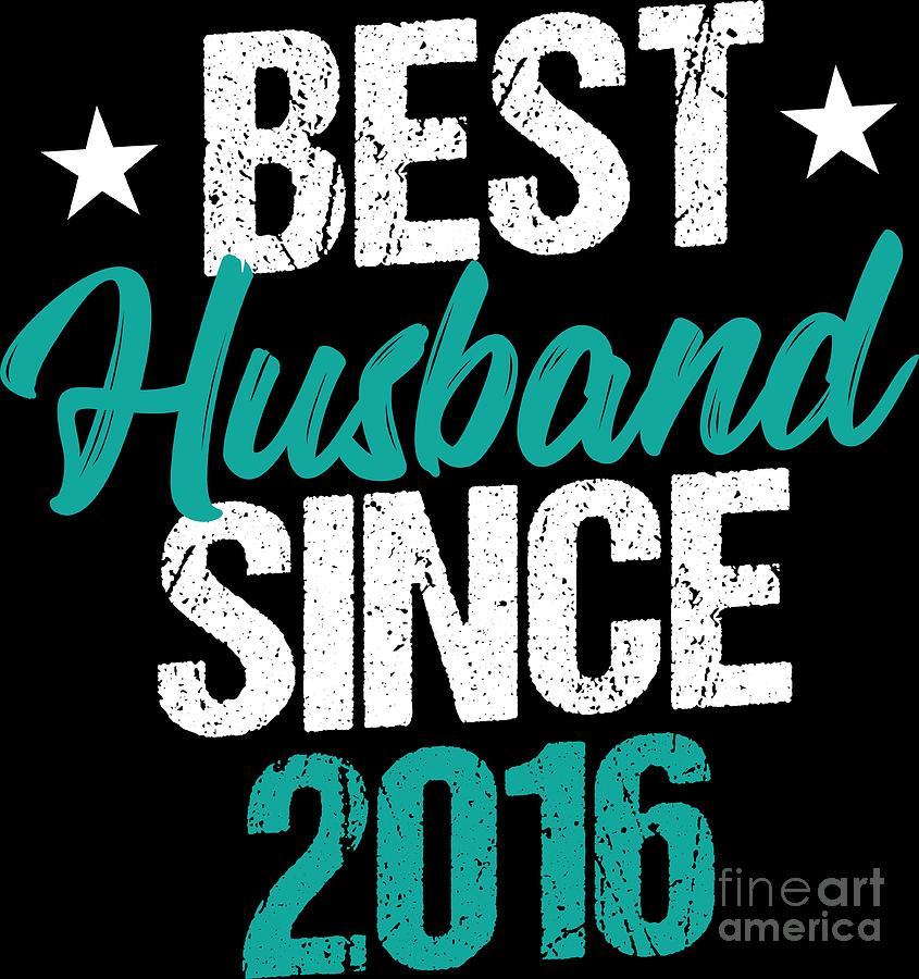 Second Wedding Anniversary Best Husband Gift Idea Digital Art By