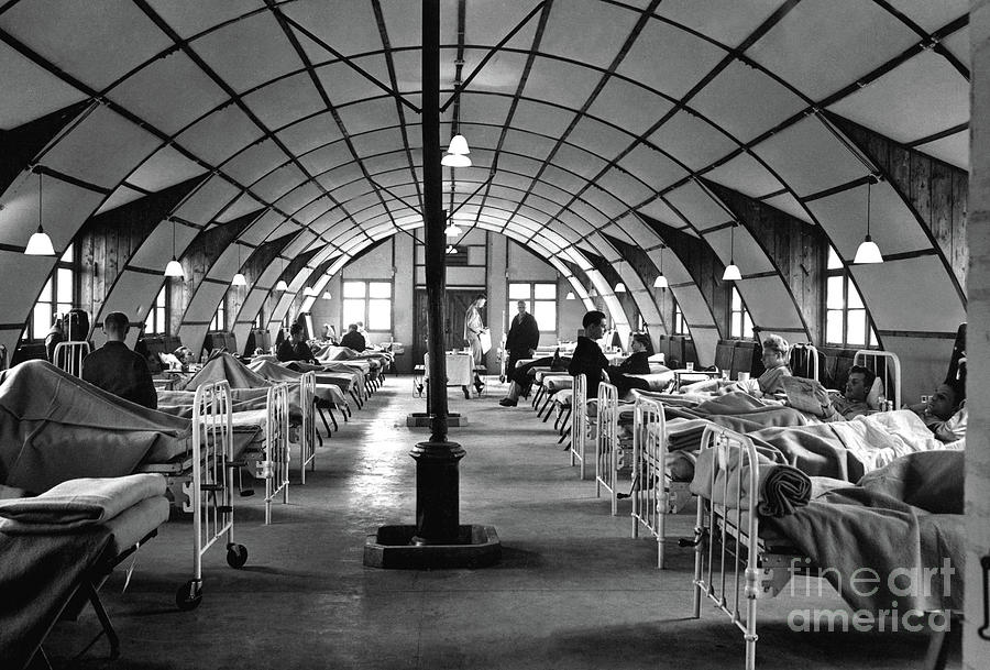 Second World War Military Hospital Photograph by Us Army/science Photo Library