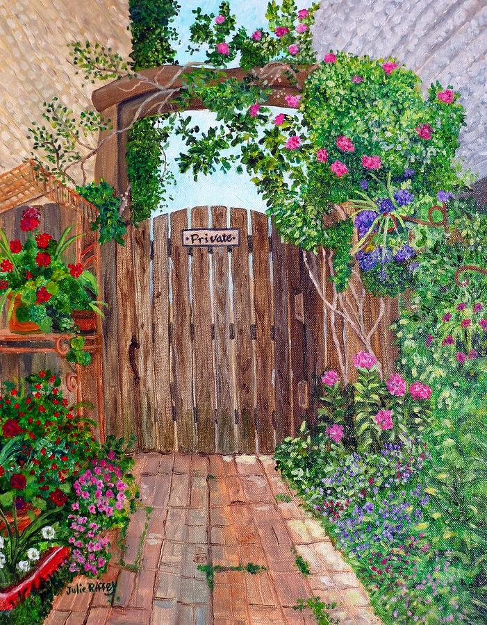 Secret Garden Painting by Julie Brugh Riffey