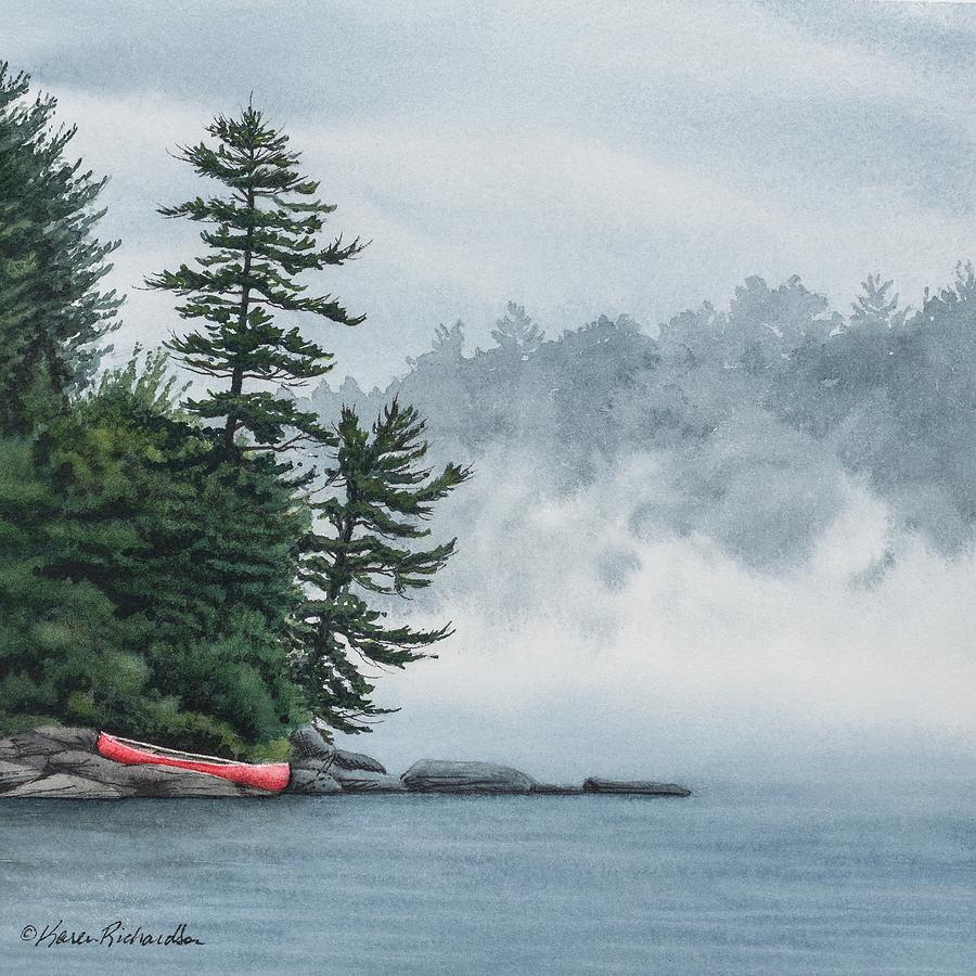 Secrets of the Mist Painting by Karen Richardson