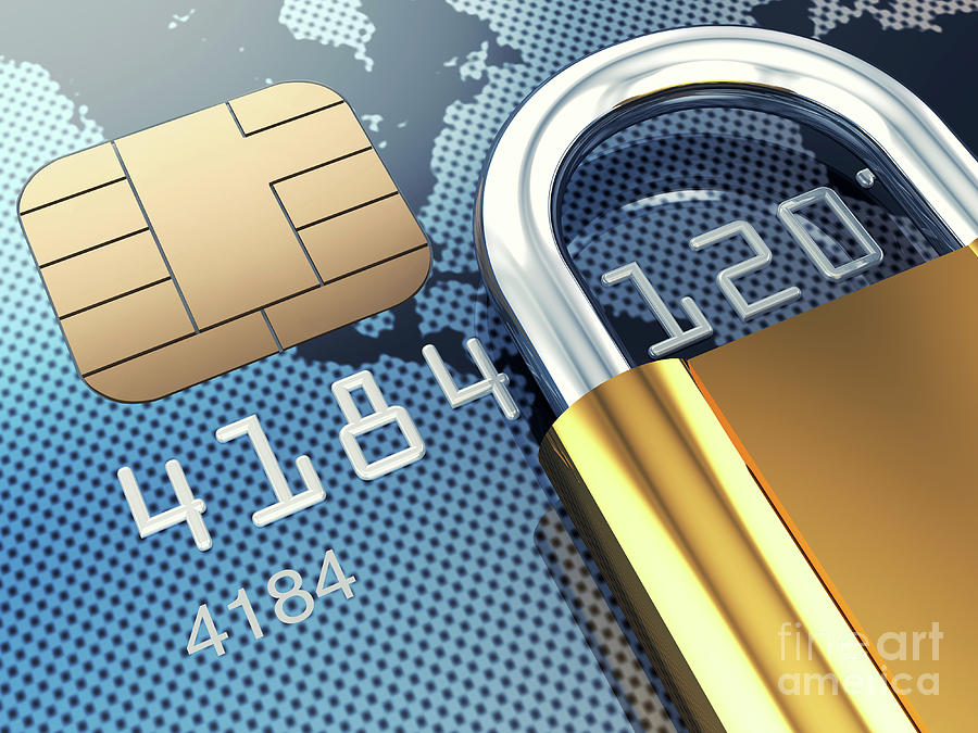 Secure Payment Photograph by Nobeastsofierce/science Photo Library