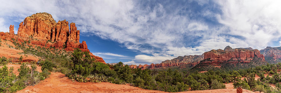 Sedona, AZ - North from Chicken Point Photograph by ProPeak Photography ...
