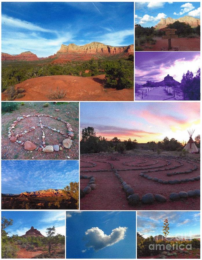 Sedona Collage Photograph by Mars Besso