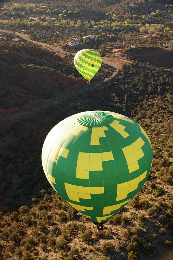 Sedona Hot Air Balloon 2 Photograph by Rolf Jacobson Fine Art America
