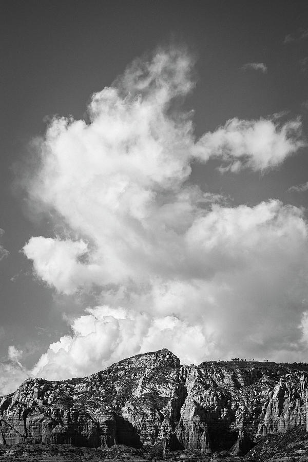 Sedona Landscape XXXVII BW Photograph by David Gordon