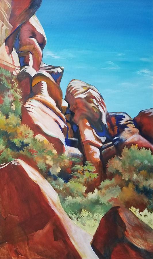 Sedona Rocks Painting By Bridget Bottorff 