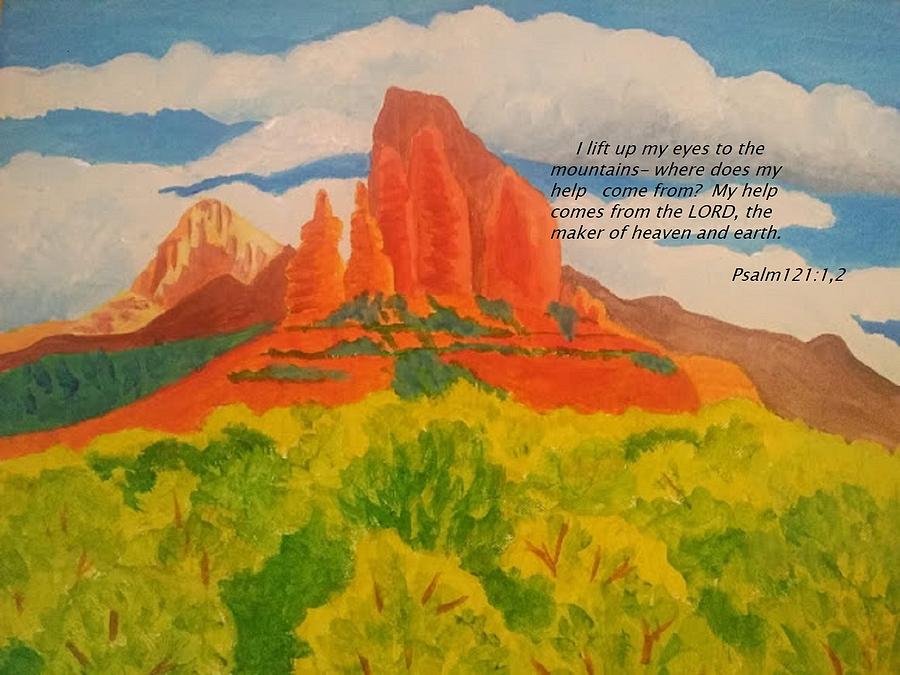 Sedona Spring Psalm Painting by Margaret Crusoe