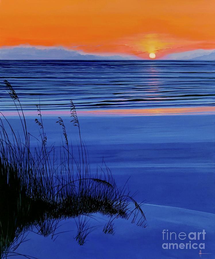 Sunset Painting - Seductive Sway by Hunter Jay