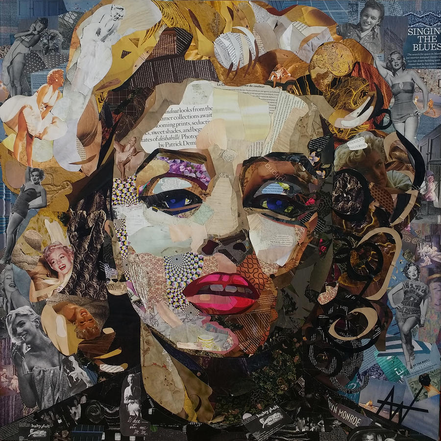 See Me - Marilyn Painting by Angie Wright | Fine Art America