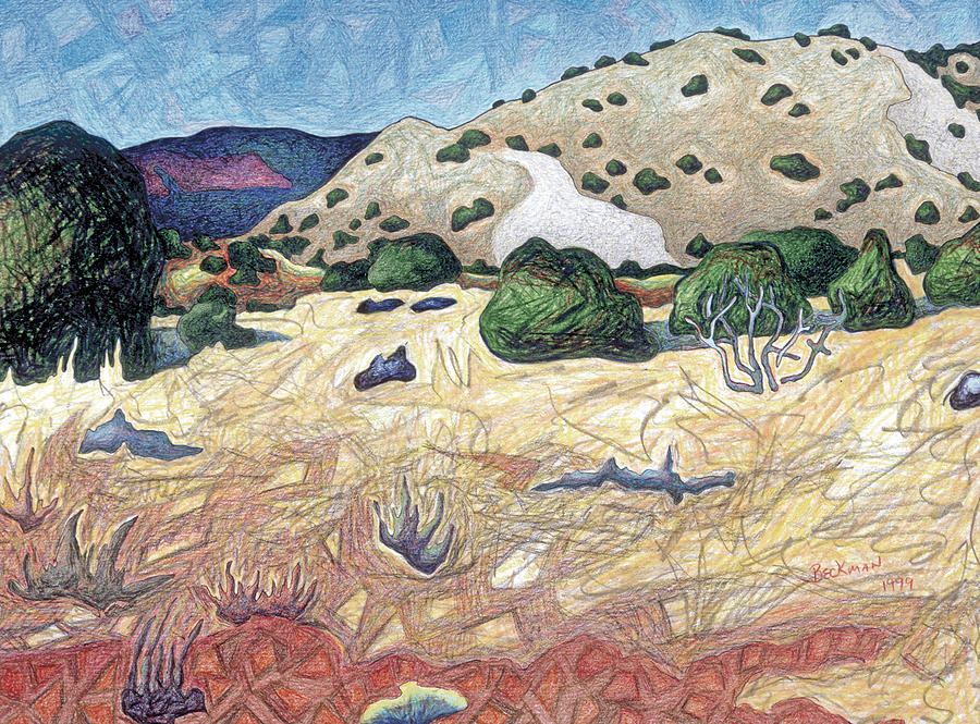 Southwest Pastel - Seeing Beyond The Temporal by Dale Beckman Southwest Pastel - Seeing Beyond The Temporal by Dale Beckman