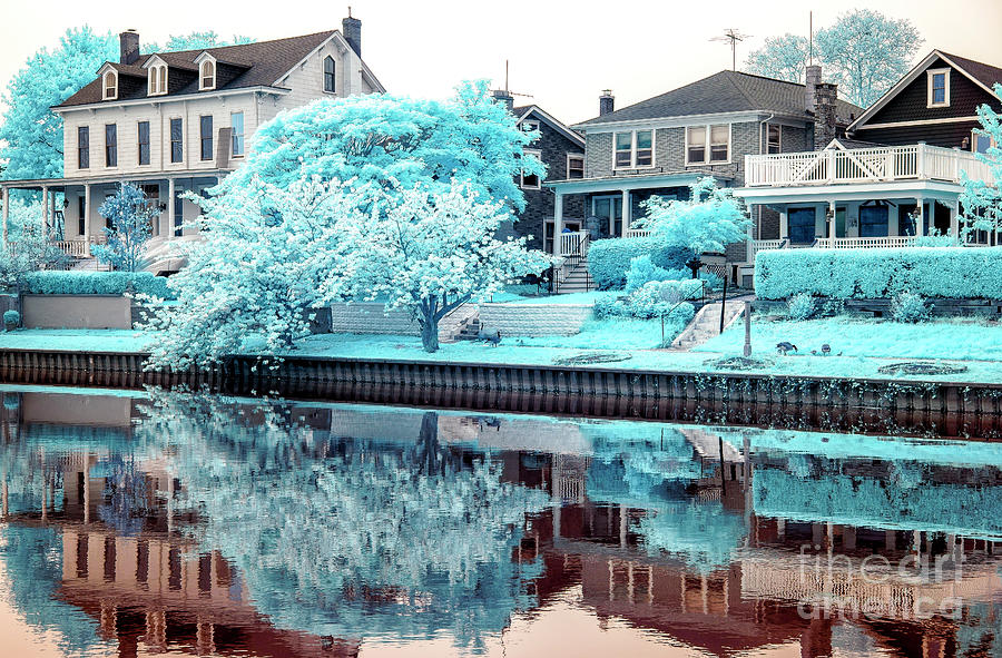 Lake Terrace Photograph - Seeing Blue At Ocean Grove Infrared by John Rizzuto Lake Terrace Photograph - Seeing Blue At Ocean Grove Infrared by John Rizzuto
