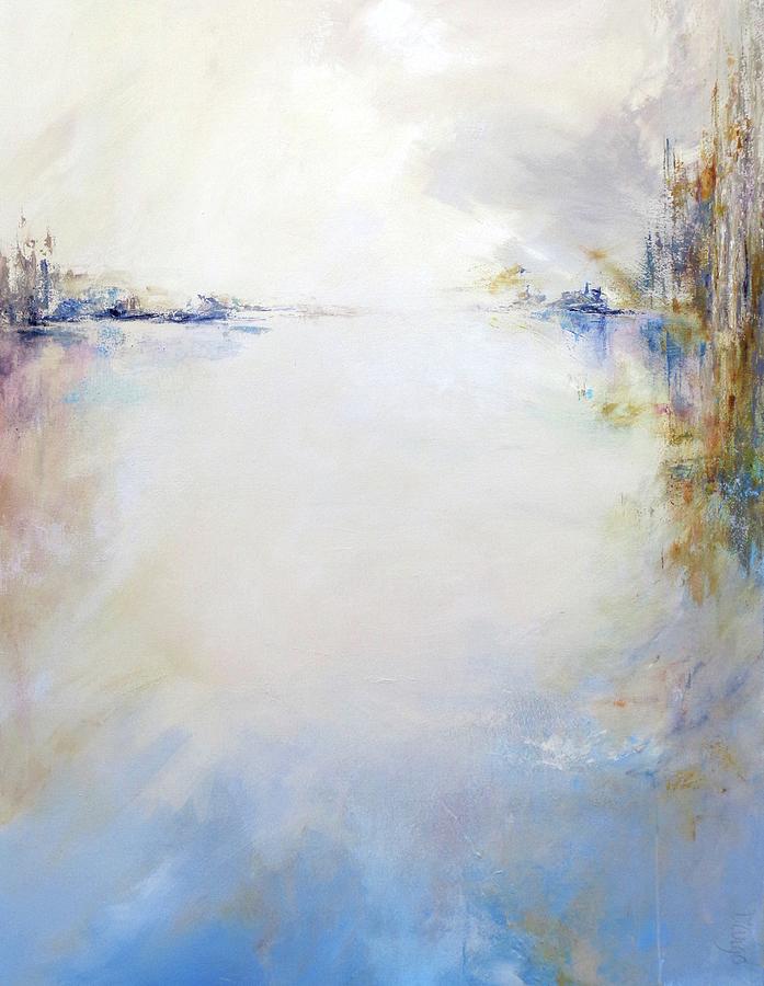 Nature Painting - Seeking Answers From The Lake by Dina Dargo