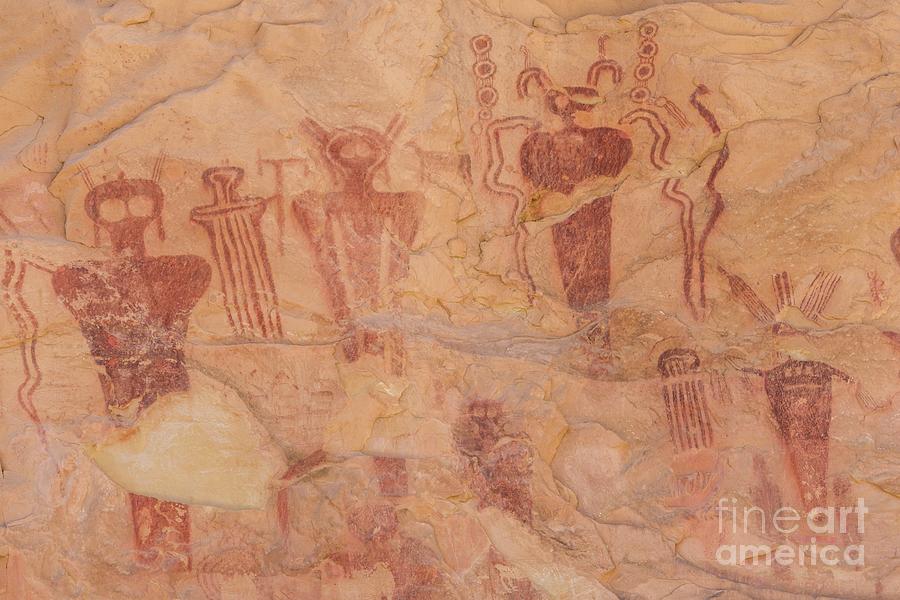 Sego Canyon Pictographs Photograph by David Parker/science Photo Library