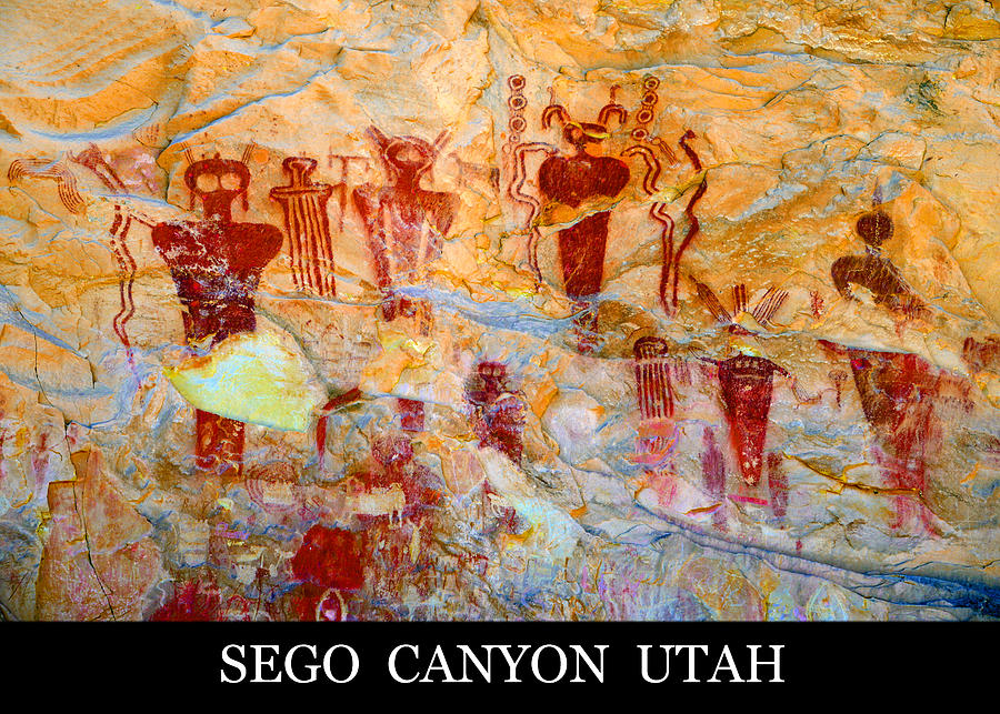 Sego Canyon Utah Rock Art Photograph by David Lee Thompson
