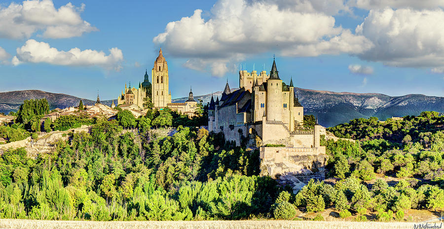 Segovia Alcazar Castle from afar Photograph by Weston Westmoreland