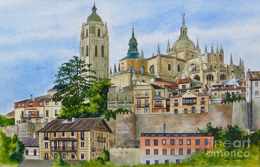 Segovia View Painting by Karol Wyckoff