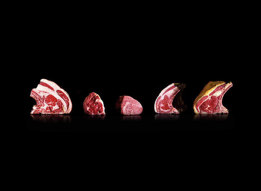 Selected Premium Beef Cuts Photograph by Albert Gonzalez
