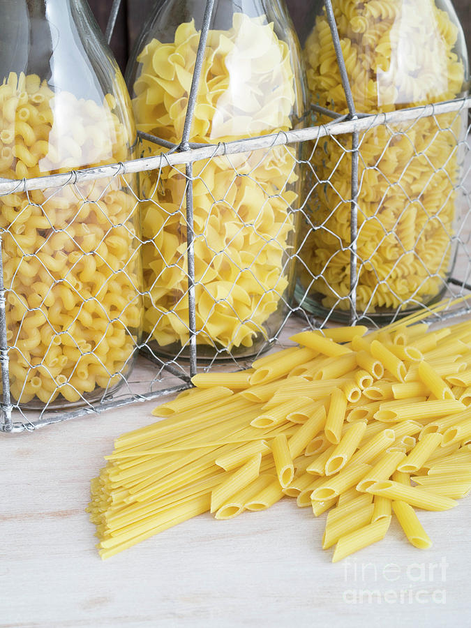 Still Life Photograph - Selection of Dried Pasta by Edward Fielding