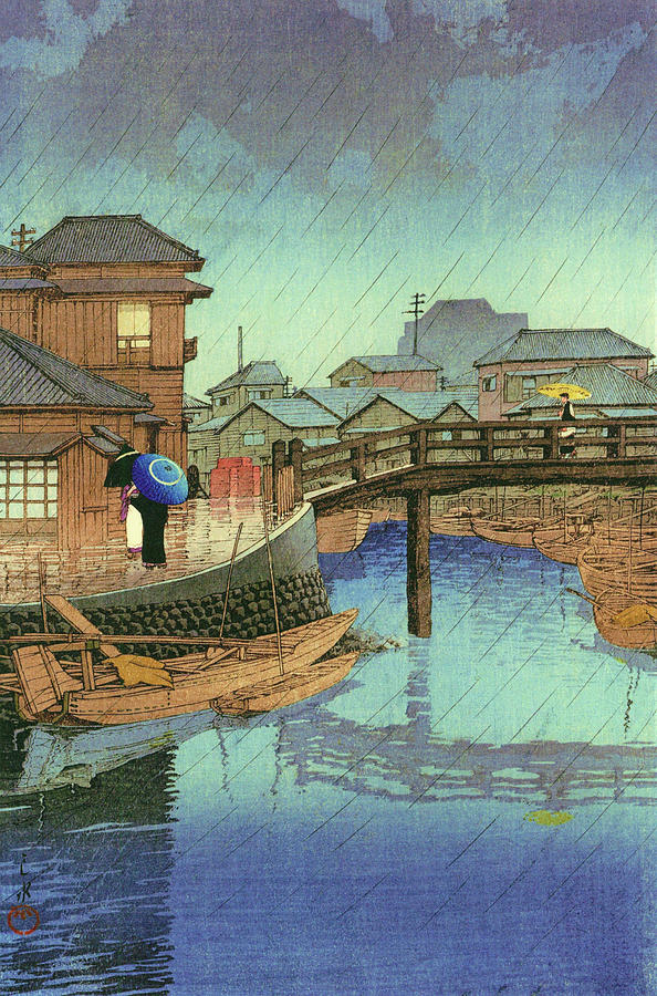 Vintage Photograph - Selection of Views of the Tokaido, Shinagawa - Digital Remastered Edition by Kawase Hasui