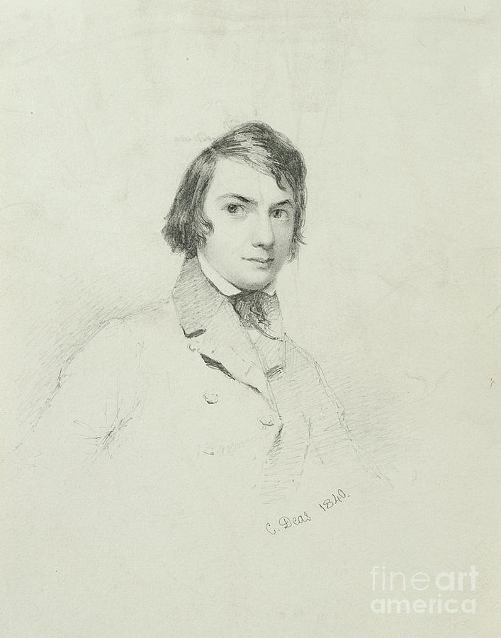 Self-portrait, 1840 Drawing by Charles Deas - Fine Art America