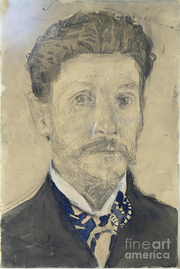 Self-portrait, 1904-1905. Artist Drawing by Heritage Images